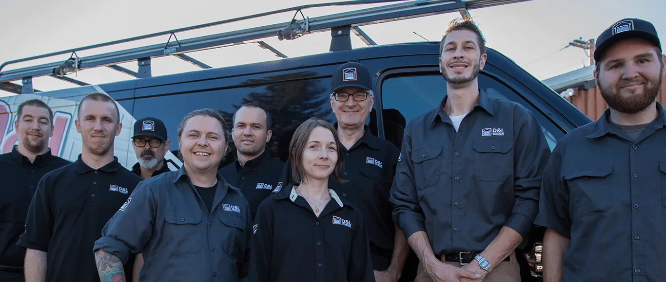 D&L Garage Doors Team Members at Our Portland Office